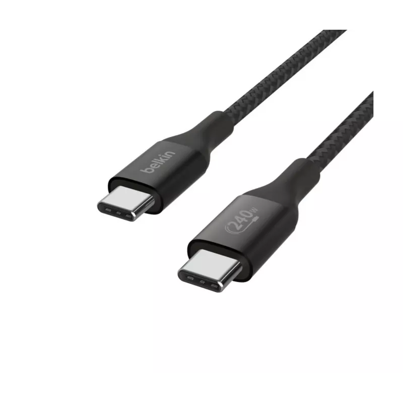BELKIN USB-C kabelis BoostCharge USB-C į USB-C 240W 1m juodas