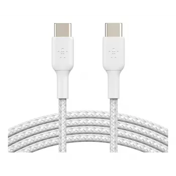 USB kabelis Belkin CAB004BT1MWH2PK USB 2.0 1 m USB-C baltas