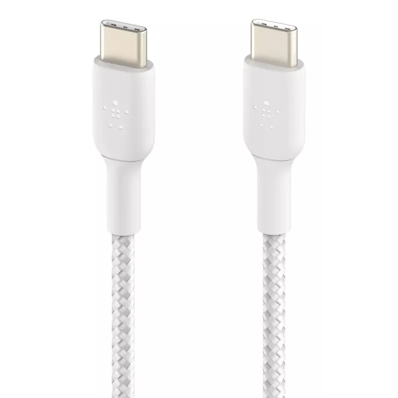 USB kabelis Belkin CAB004BT1MWH2PK USB 2.0 1 m USB-C baltas