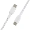 USB kabelis Belkin CAB004BT1MWH2PK USB 2.0 1 m USB-C baltas