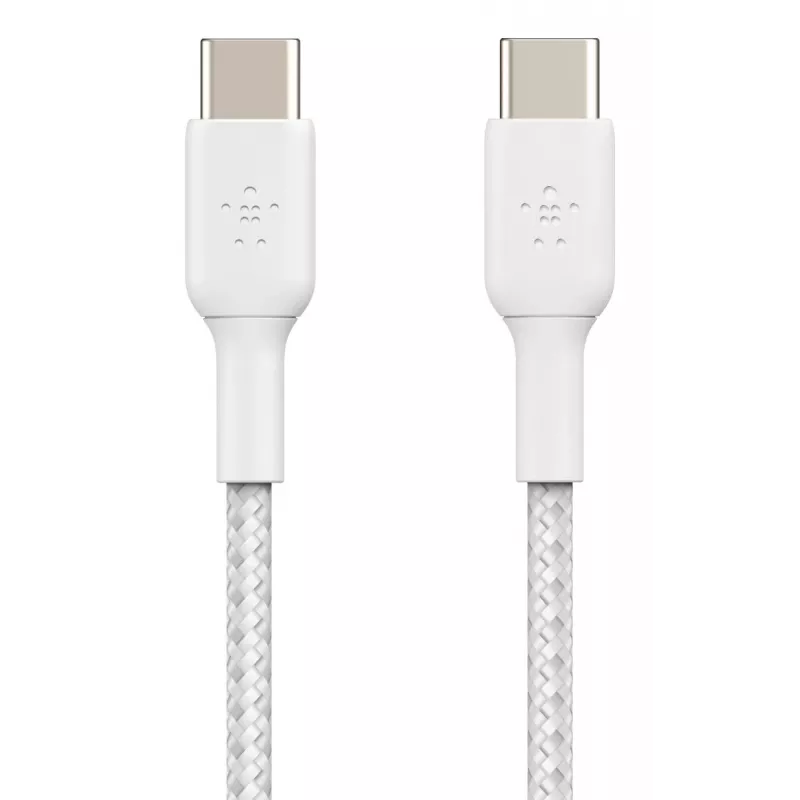 USB kabelis Belkin CAB004BT1MWH2PK USB 2.0 1 m USB-C baltas