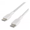 USB kabelis Belkin CAB004BT1MWH2PK USB 2.0 1 m USB-C baltas