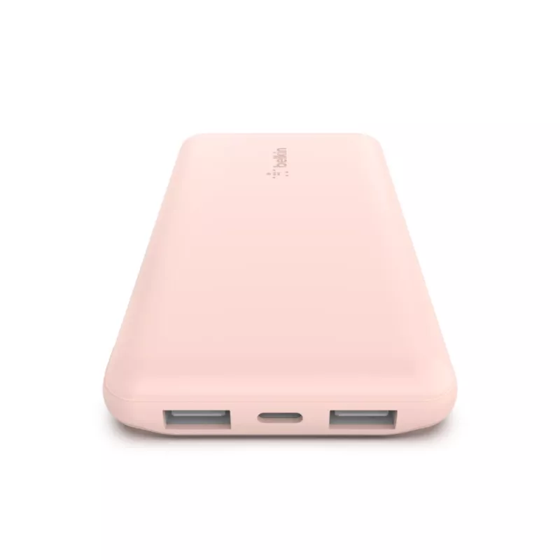 BELKIN BOOST↑CHARGE 10000 mAh nešiojamas maitinimo bankas USB-C / USB-A 15W – rožinis auksas