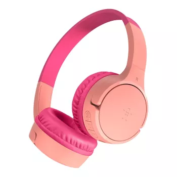 BELKIN SoundForm Kids belaidės ausinės vaikams – rožinės