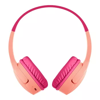 BELKIN SoundForm Kids belaidės ausinės vaikams – rožinės