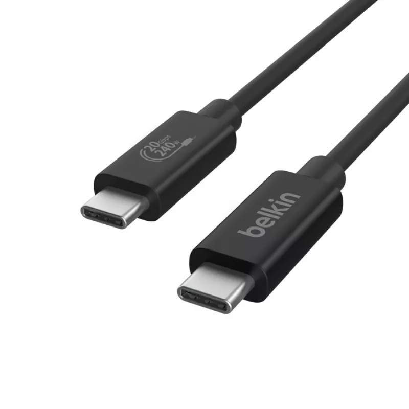 USB laidas Belkin INZ004BT2MBK USB4 Gen 2x2 2 m USB-C juodas