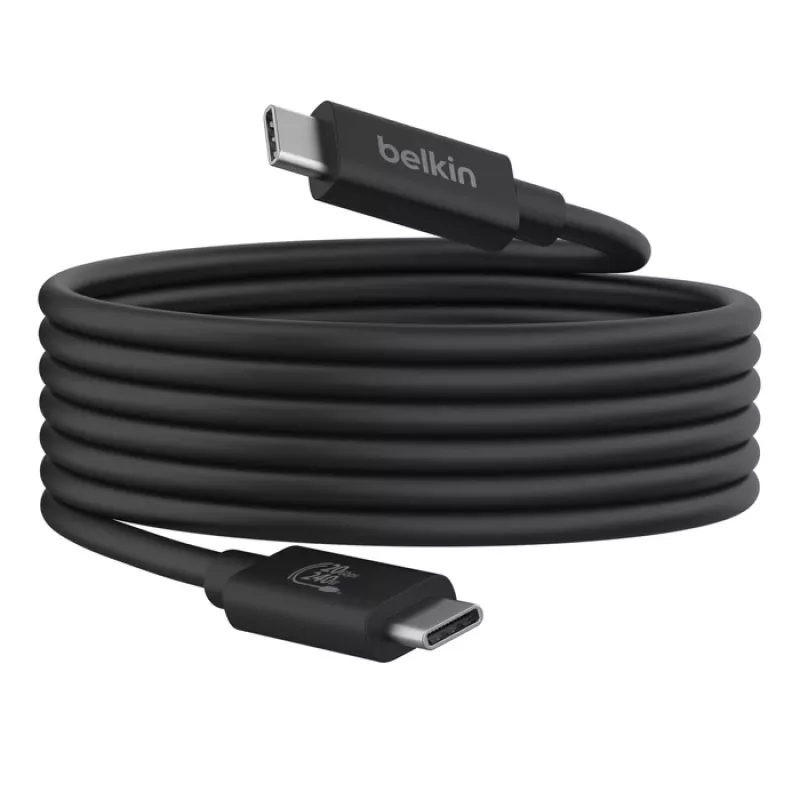 USB laidas Belkin INZ004BT2MBK USB4 Gen 2x2 2 m USB-C juodas