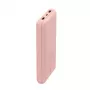 BELKIN BPB012btRG nešiojamas įkroviklis 20000 mAh, USB-A ir USB-C, 15 W, rožinis auksas