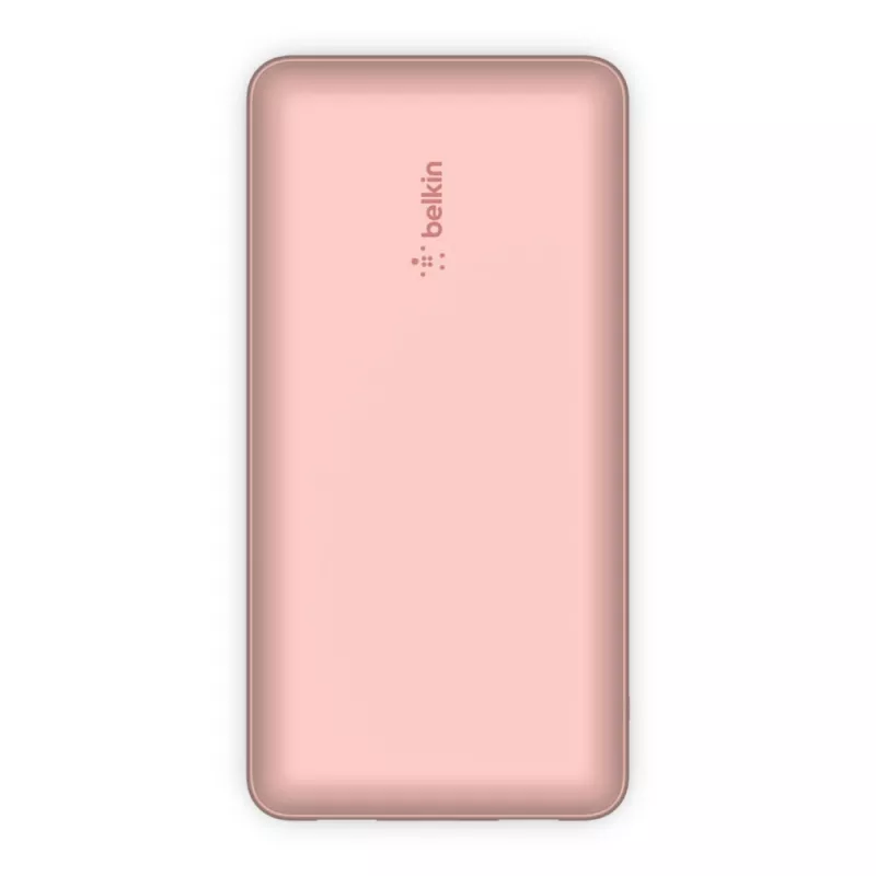 BELKIN BPB012btRG nešiojamas įkroviklis 20000 mAh, USB-A ir USB-C, 15 W, rožinis auksas