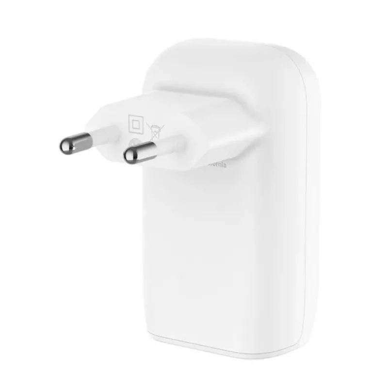 BELKIN BoostCharge 3 prievadų USB-C sieninis įkroviklis su PPS 67 W, baltas