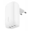 BELKIN BoostCharge 3 prievadų USB-C sieninis įkroviklis su PPS 67 W, baltas
