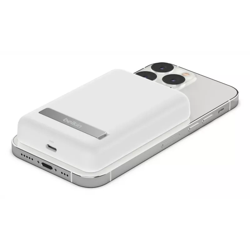 BELKIN BoostCharge belaidis magnetinis powerbank 5000 mAh baltas