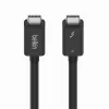BELKIN Thunderbolt 4 laidas USB-C juodas USB-C 40 Gbit/s 100W aktyvus 2m