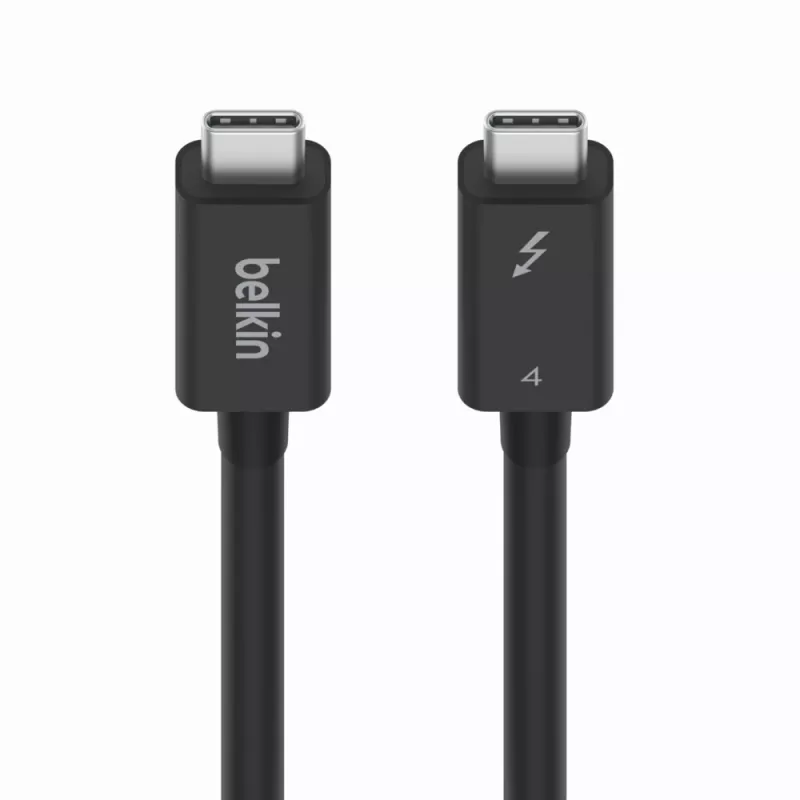 BELKIN Thunderbolt 4 laidas USB-C juodas USB-C 40 Gbit/s 100W aktyvus 2m
