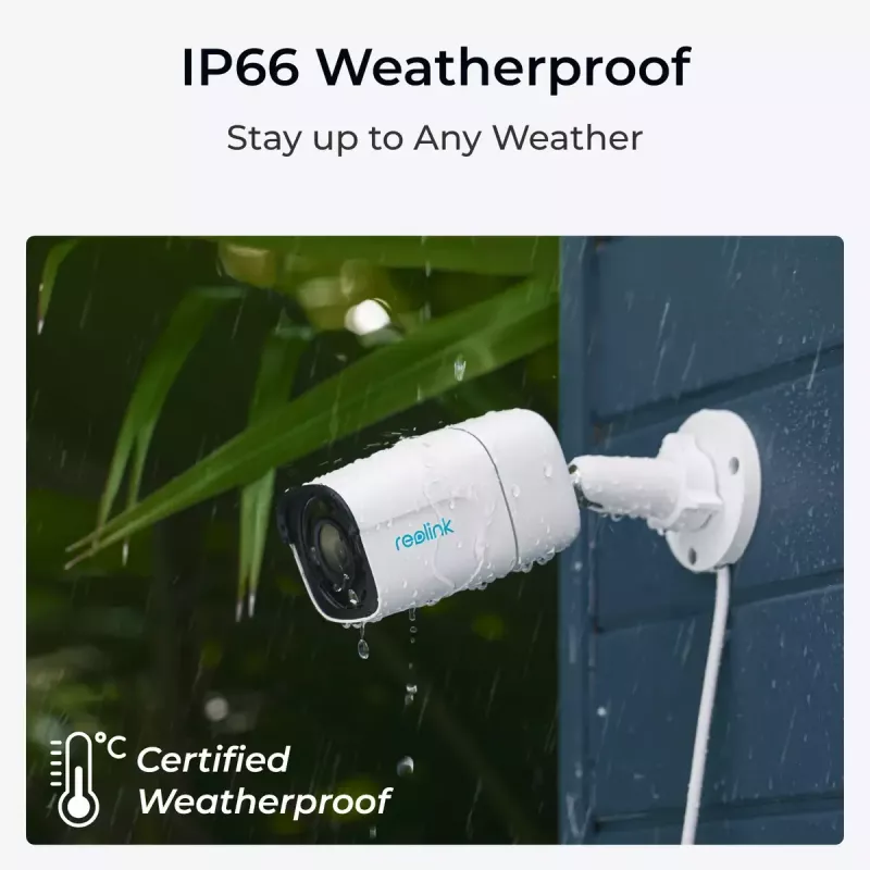 IP apsaugos kamera Reolink P340 12MP PoE bullet, 4512×2512, 2.8 mm, IP66, 30 m IR, PoE, 1×RJ-45