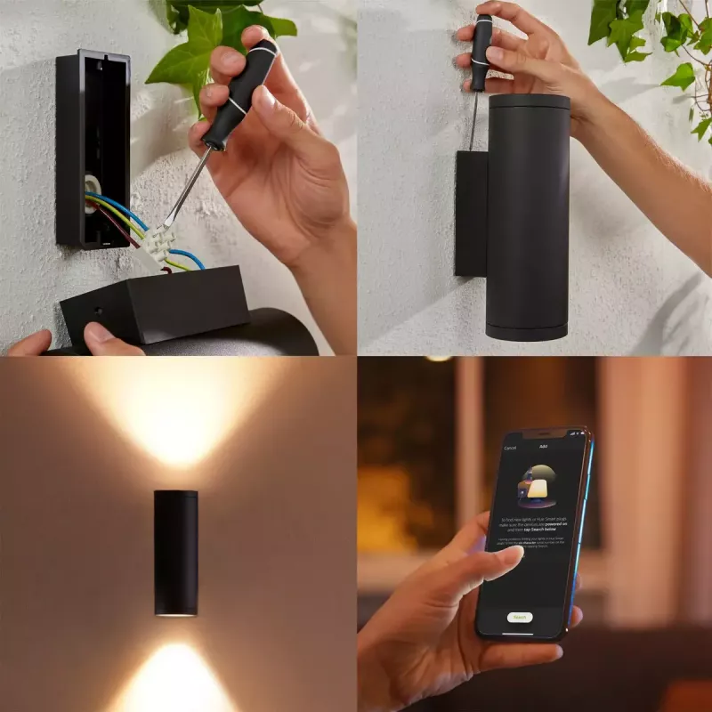 Philips Hue White and colour ambience Appear lauko sieninis šviestuvas
