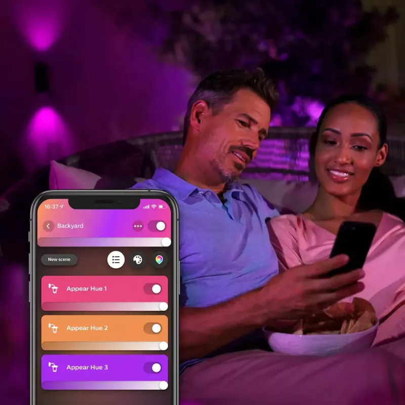 Philips Hue White and colour ambience Appear lauko sieninis šviestuvas