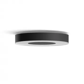 Protingas lubinis šviestuvas Philips Hue Infuse didelis juodas – balta ir spalvų atmosfera, Bluetooth, Ø425×86 mm, 50–60 Hz