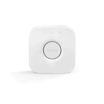„Philips Hue Bridge“ – centrinė valdymo sistema – belaidžiu ir laidiniu ryšiu