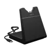 Priedas ausinių stovui su įkrovimu Jabra Engage SE Desk Stand USB-C juoda