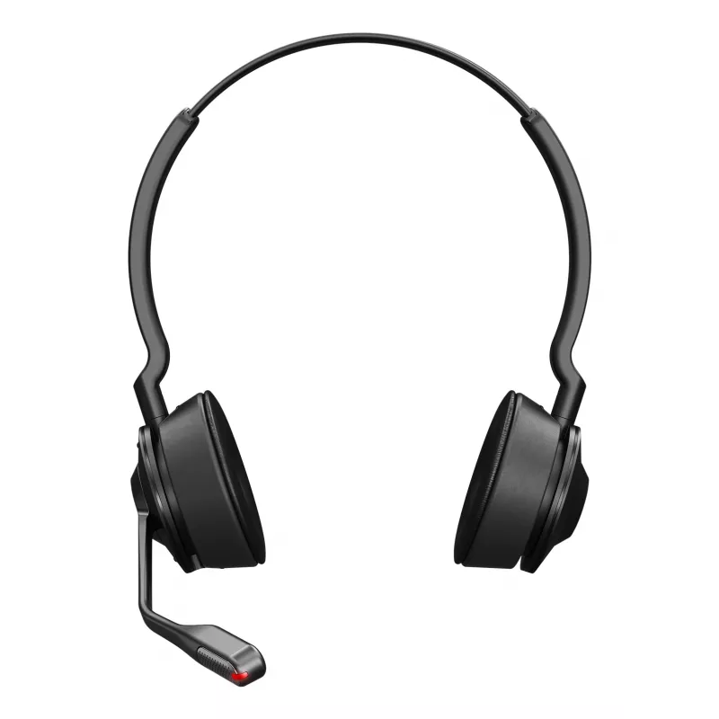 Jabra Engage 55 SE – belaidė ausinė su USB-A MS Stereo, DECT, 40–16000 Hz, 83 g, juoda