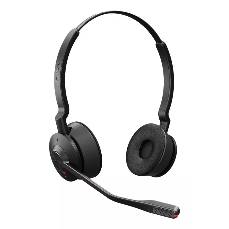 Jabra Engage 55 SE - USB-A UC Stereo, EMEA/APAC, belaidė ausinė, 40 - 16000 Hz, biurui/skambučių centrui, 83 g, juoda