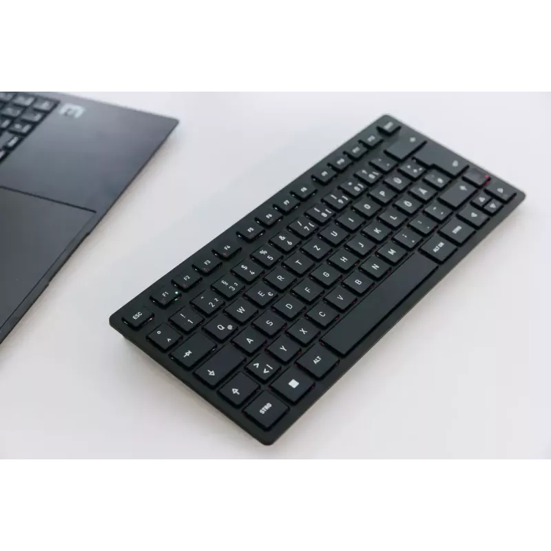 CHERRY KW 9200 MINI klaviatūra universali USB + RF belaidė + Bluetooth QWERTZ vokiška juoda
