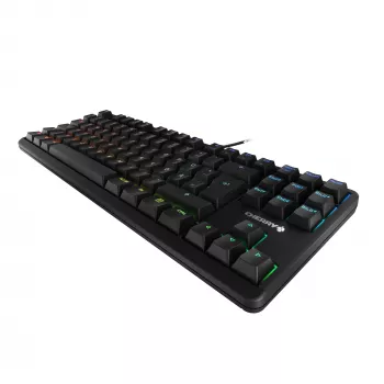 CHERRY G80-3000N RGB TKL klaviatūra laidinė USB QWERTZ vokiška juoda