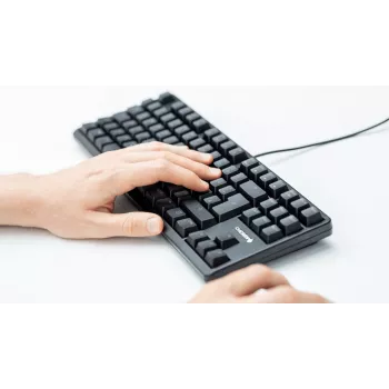 CHERRY G80-3000N RGB TKL klaviatūra laidinė USB QWERTZ vokiška juoda