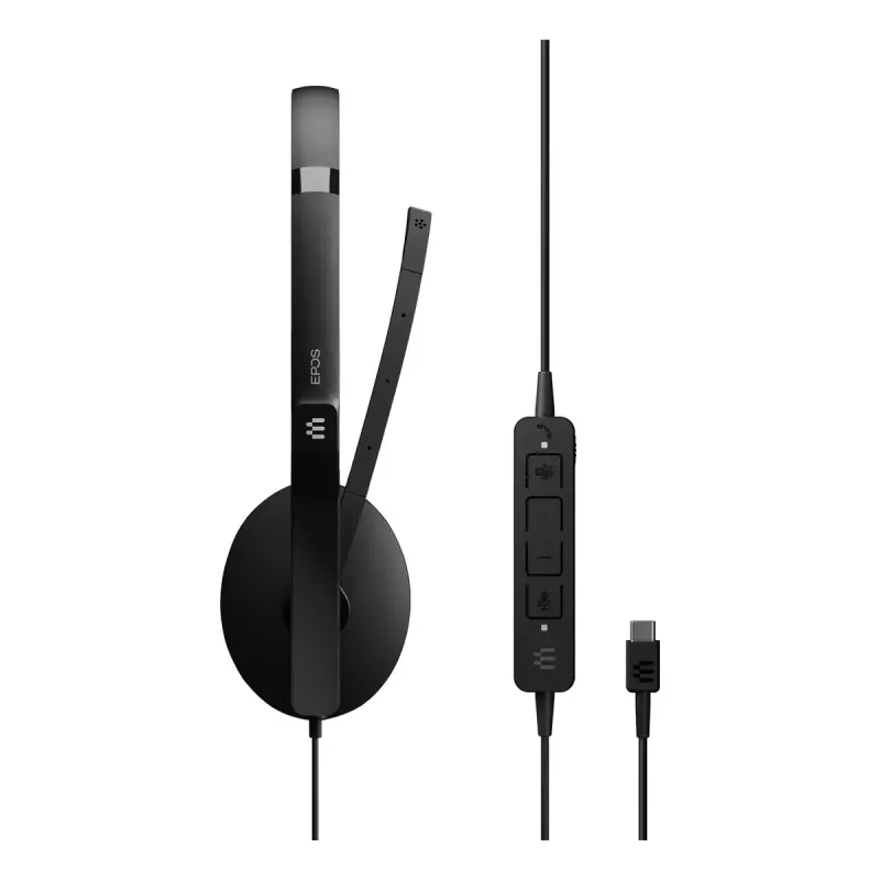 Ausinės EPOS ADAPT 160T ANC USB-C, ant ausų, su aktyviu triukšmo slopinimu, sertifikuotos Microsoft Teams
