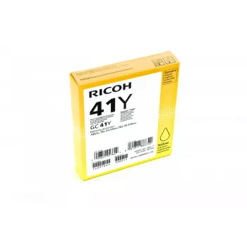 Ricoh 405764 original gelio rašalo kasetė, geltona, standartinė išeiga, 1 vnt.