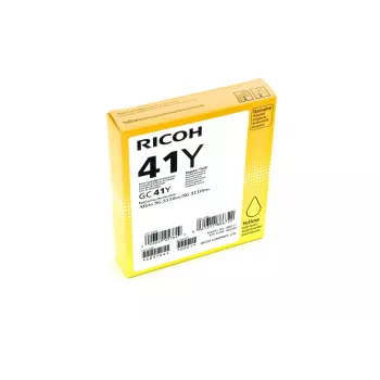 Ricoh 405764 original gelio rašalo kasetė, geltona, standartinė išeiga, 1 vnt.