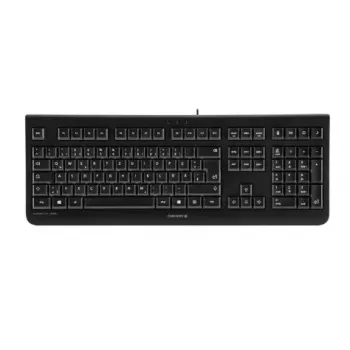 CHERRY KC 1000 klaviatūra universali USB AZERTY Belgijos juoda