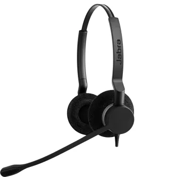 Jabra BIZ 2300 Duo, NC, laidinis, biuro/skambučių centrui, 150–4500 Hz, 65 g, ausinės, juodos