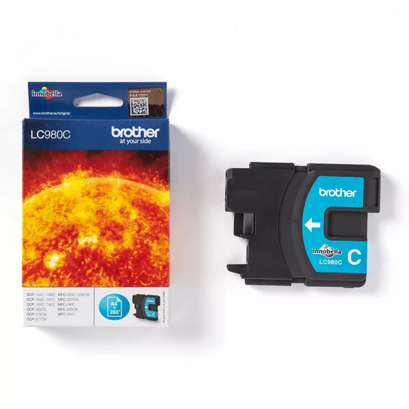 Originalus Brother LC980C (LC-980) rašalo kasetė Cyan