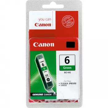 Canon BCI-6G Žalios spalvos kasečių rašalas, pigmentinis, 1 vnt., 2300 puslapių