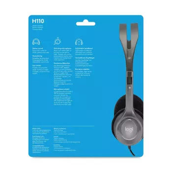 LOGITECH H110 - 3.5 mm - Stereo ausinės su mikrofonu