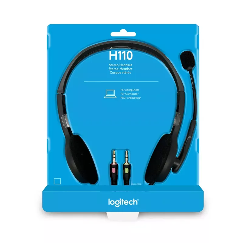 LOGITECH H110 - 3.5 mm - Stereo ausinės su mikrofonu