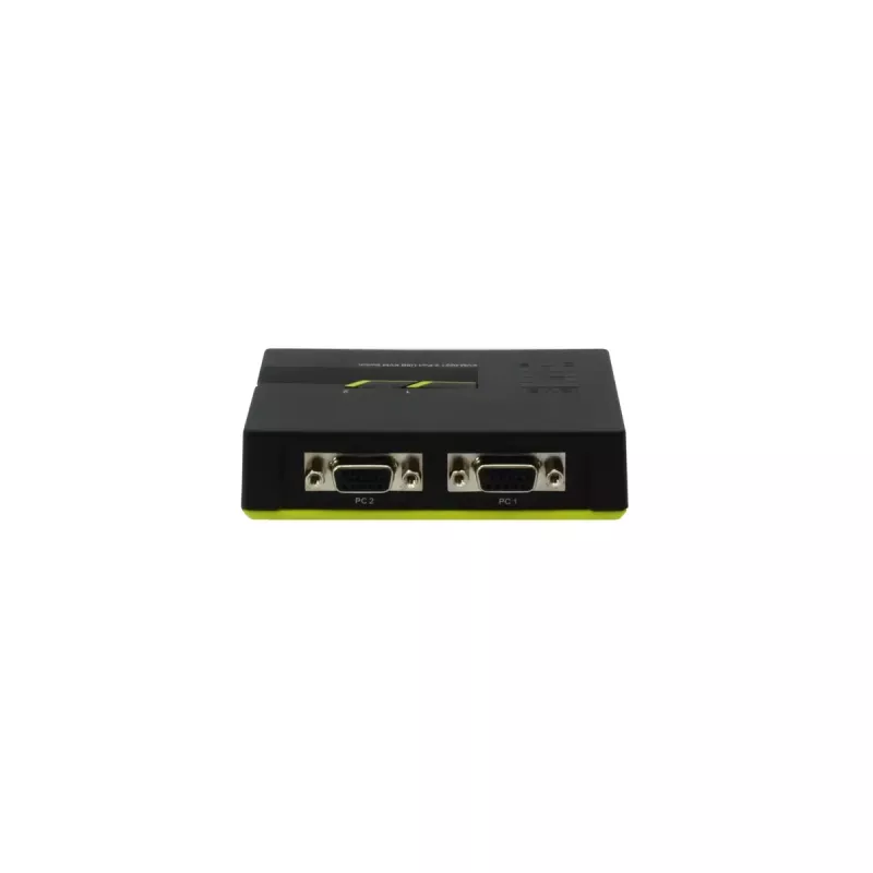LevelOne 2 prievadų USB VGA KVM jungiklis su garso palaikymu