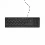 DELL Wired Keyboard KB216 – Vokiškas (QWERTZ) – Juoda, Pilno dydžio (100%), Laidinė, USB