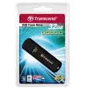 TRANSCEND JetFlash 700 - 32GB USB atmintukas - USB 3.0 - Juoda