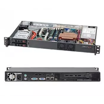 Serverio korpusas Supermicro SuperChassis 510T-203B Rack Juodas