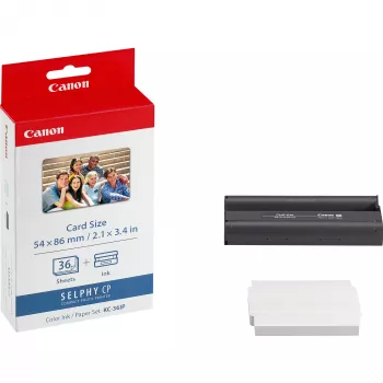 Canon KC-36IP spalvų rašalo ir 54 x 86 mm popieriaus rinkinys, 36 lapai