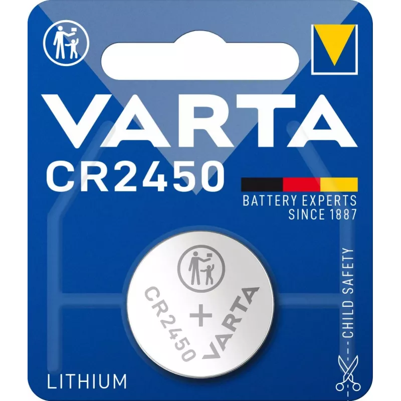VARTA Baterija ličio mygtukinė CR2450 3V