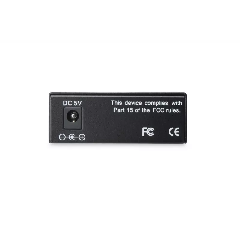 DIGITUS DN-82110-1 gigabitinis terpių keitiklis, daugiamodis 10/100/1000Base-T į 1000Base-SX, RJ45 į ST, 850 nm, iki 0,5 km
