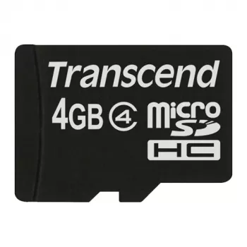 „Transcend TS4GUSDC4“ 4 GB „MicroSDHC“ atminties kortelė