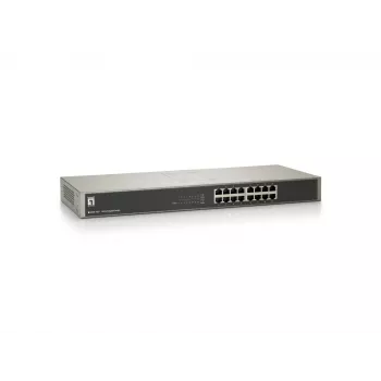 LevelOne GSW-1657 16 prievadų Gigabit tinklo jungiklis, nevaldomas, montavimas į stovą