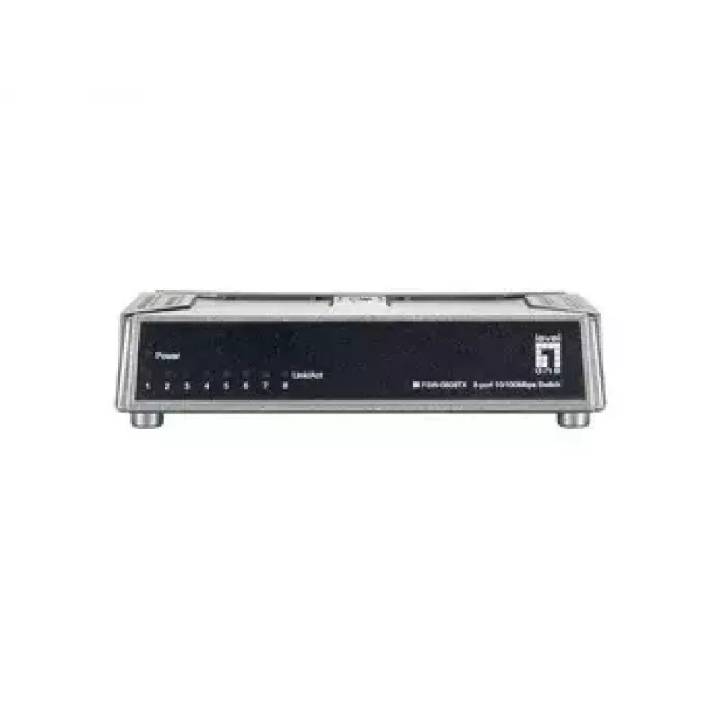 Nevaldomas jungiklis LevelOne FSW-0808TX 8 prievadų Fast Ethernet