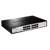 D-Link DGS-1016D/E tinklo jungiklis, nevaldomas, juodas, metalinis