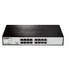 D-Link DGS-1016D/E tinklo jungiklis, nevaldomas, juodas, metalinis